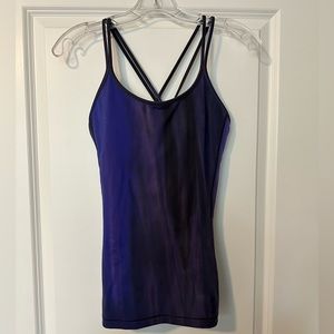 Purple Drip Dye Lululemon Workout Tank